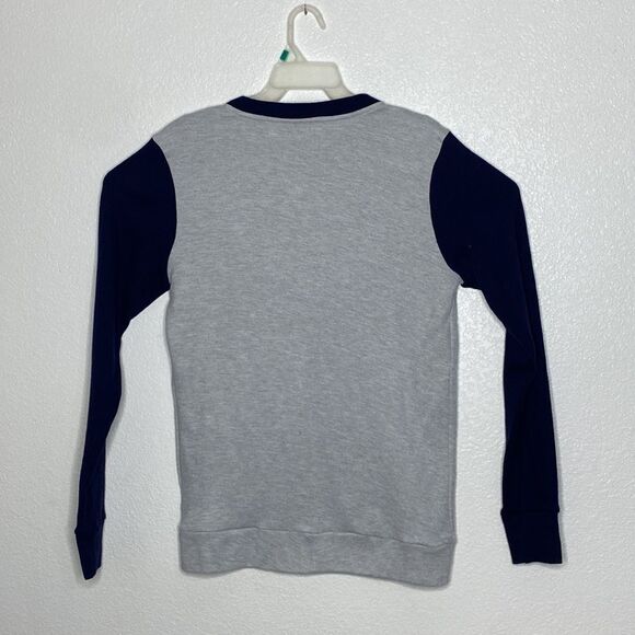 725 Originals Men’s Long Sleeves Medium Thick Gray/Navy T Shirt Size L - Picture 6 of 6